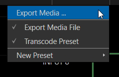 Media Export